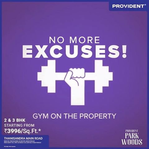 Provident Park Woods offers Gym in Bangalore